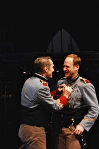 As Cassio in Othello (with Christopher Gerson as Iago)